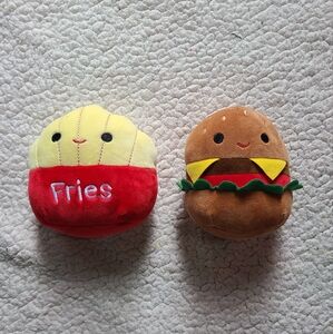 SQUISHMALLOWS hamburger and french fries 5 inch